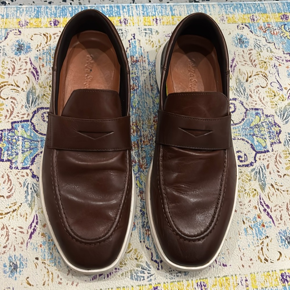 Mens Crossover Loafer by Wolf and Shepherd! Gently used w/ unused Shoe Care Kit